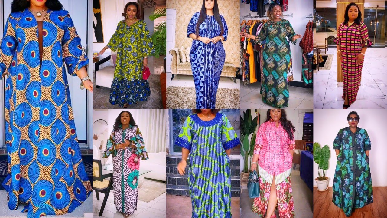 100 + New Stylish and Gorgeous Ankara African Bubu Kaftan Style Dresses and Gowns for Women in 2025