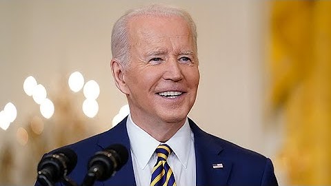 WATCH LIVE: President Joe Biden reflects on one year in office at a DNC event