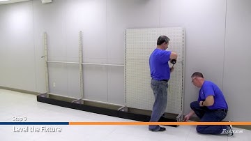 How to Install Single-Sided Gondola Shelving