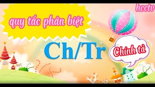 Phân Biệt Chtr Quy Tắc Chính Tả Tiếng Việt