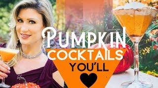 Pumpkin Martini Recipe  (3 Delicious Pumpkin Cocktail Recipes for Holiday Parties!