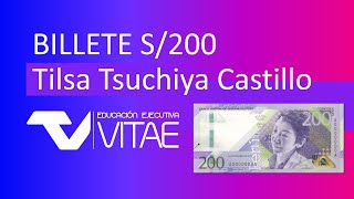 Billete de 200 Soles 2021 | Tilsa Tsuchiya Castillo (Pintora y Grabadora Peruana)