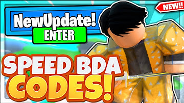 ALL NEW SECRET *SPEED BDA* UPDATE CODES In Roblox Slayers Unleashed!