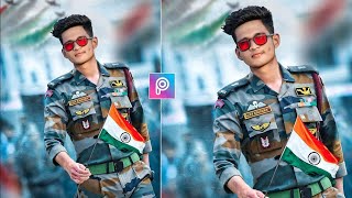 Army Photo Editing || Indian Army Suit Photo Editing screenshot 5