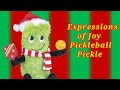 Gemmy Expressions of joy Pickleball Pickle