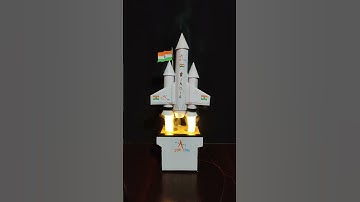 Chandrayaan 3 School Project #chandrayaan3 #rocket #experiment #sciencproject