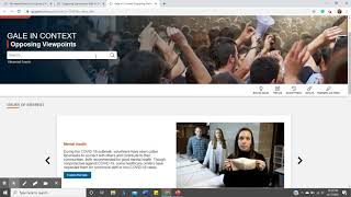 LIS 590 Opposing Viewpoints Database Tutorial