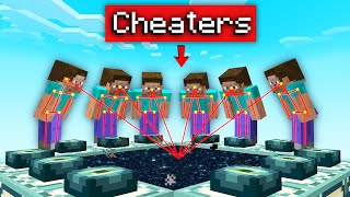 J'ai forcé 100 Cheateurs à finir Minecraft...