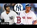 New York Yankees vs Boston Red Sox Highlights | July 27, 2019 (2019 MLB Season)