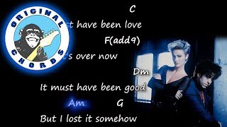 Roxette - It Must Have Been Love - Chords and Lyrics - YouTube