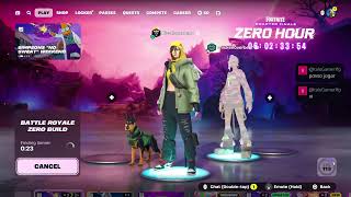 Live Fortnite Zero Hour L Code Lonesomefam