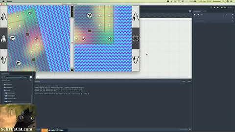 GameDev: Godot Engine - 2D split-screen game for mobile. Working on visuals and  (Part 6/19)