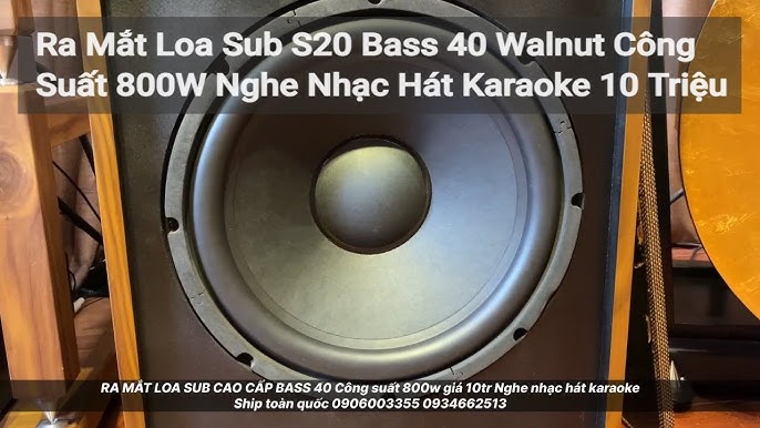 Ra Mắt 𝐋𝐨𝐚 𝐒𝐮𝐛 𝐒𝟐𝟎 𝐁𝐚𝐬𝐬 𝟒𝟎 𝐖𝐚𝐥𝐧𝐮𝐭 Công Suất ...