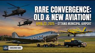 Agricultural Plane, Army Helicopters & Historic Warbird in One Impossible Frame