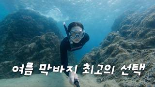 이번 여름 마지막 스노쿨링으로 완벽했던 혼자 삼척여행 브이로그