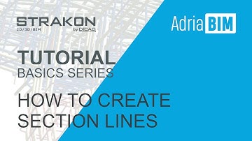 STRAKON - Tutorial - Basics: How to create Section Lines
