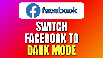 How to Switch Facebook to Dark Mode on a Computer | Enable Dark Mode Facebook PC | Easy Tutorial