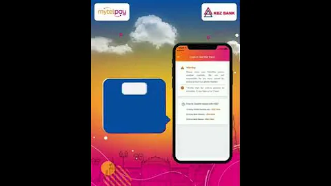 Transferring money from KBZ Bank to MytelPay |