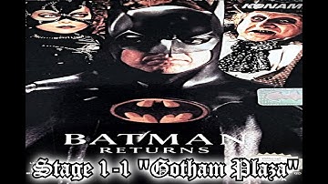 NES BATMAN RETURNS. STAGE 1-1 MIX COVER