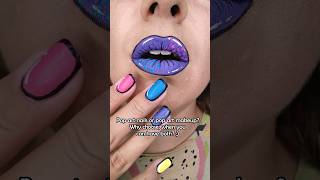 Cartoon makeup! ✏️ Do you like pop art makeup style?