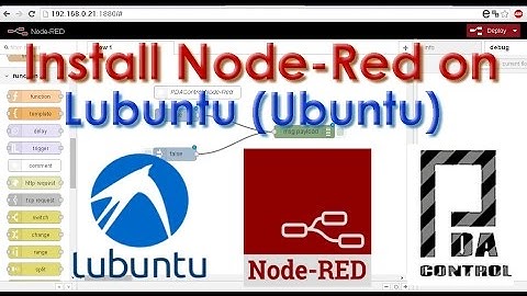 Install Node Red  - Instalar Node Red  -  lubuntu (Ubuntu): PDAControl