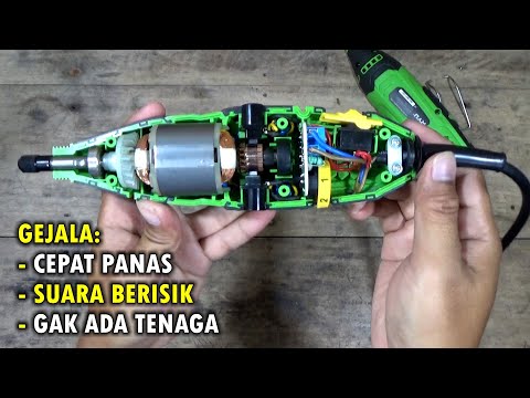 GAMPANG BANGET TERNYATA! - Mengatasi Mini Die Grinder Cepat Panas, Bergetar dan Suara Berisik