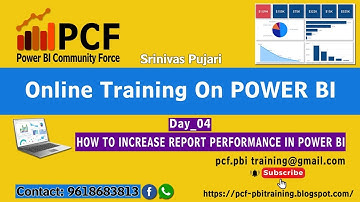HOW TO INCREASE REPORT PERFORMANCE IN POWER BI