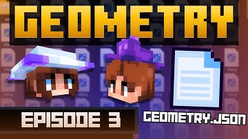 How To Make Custom GEOMETRY Skins for Minecraft Bedrock - EP.3