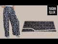 Very Easy Palazzo Trouser Cutting and Sewing | Tuğba İşler