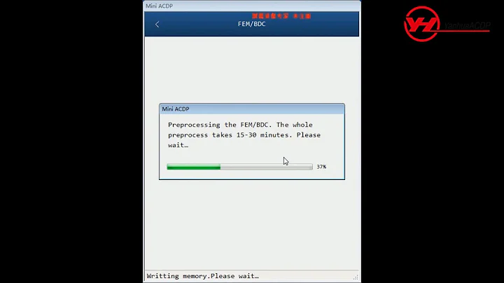 Yanhua Mini ACDP Add New Keys for BWM FEM BDC