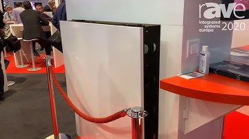 ISE 2020: UniTech Systems Shows Off the TV Lift Systems on the COMM-TEC Exertis Stand