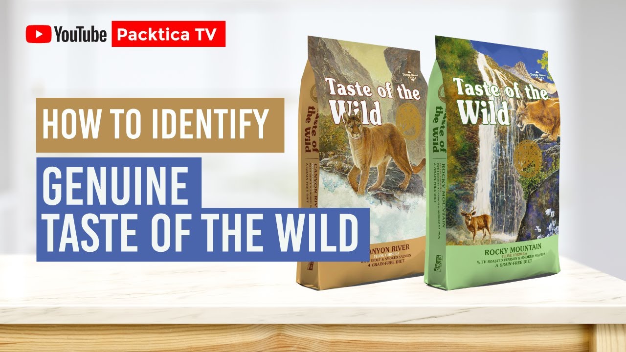 Tæmme rulle oversættelse How To Identify Genuine Taste Of The Wild - YouTube