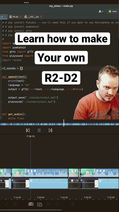 Learn how to CODE your own R2-D2 Virtual Assistant! Python for ...