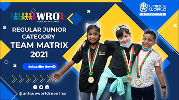 WRO 2021 Regular Elementary Category - National Round | Team Matrix | UWR | Dubai