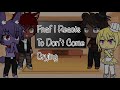Fnaf 1 Reacts To Dont Come Crying ||Gacha Club ||