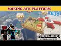 👷PREPARATION FOR GIANT SUGARCANE🎋 FARM AND MAKING AFK PLATEFORM👲 | MINECRAFT SURVIVAL GAMEPLAY | #16