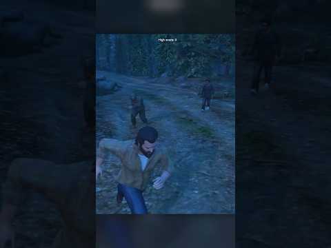 وحش الغابة لحقني مع فرانكلن في قراند 2 Gta Gtav Gta5 Shorts قراند5 قراند