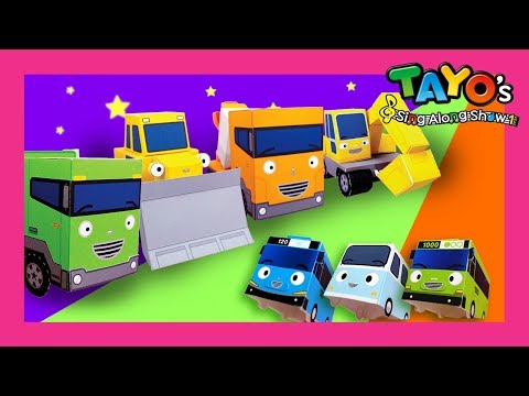 Tayo the strong heavy vehicles Song l Tayo Bahasa Indonesia Theme l Tayo the Little Bus