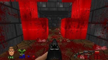 Brutal Doom E2M1 (100% Kills, Secrets)