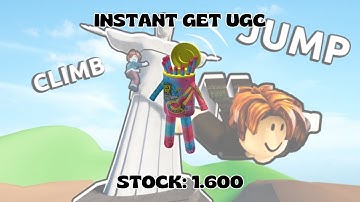 [UGC LIMITED] - CLIMB AND JUMP TOWER SCRIPT - INSTANT GET UGC