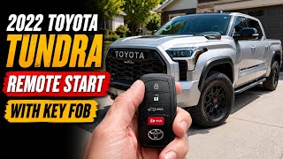 2022-2027 Toyota Tundra Remote Start With Key Fob | How To Use Factory Remote Start