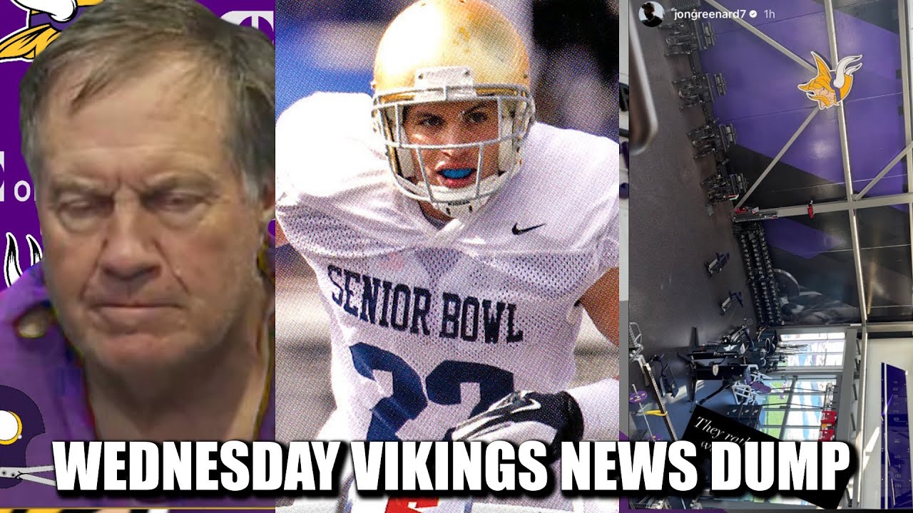 Minnesota Vikings News Dump (1.28.2026) | No HOF for Belichick, Senior Bowl, Greenard Working