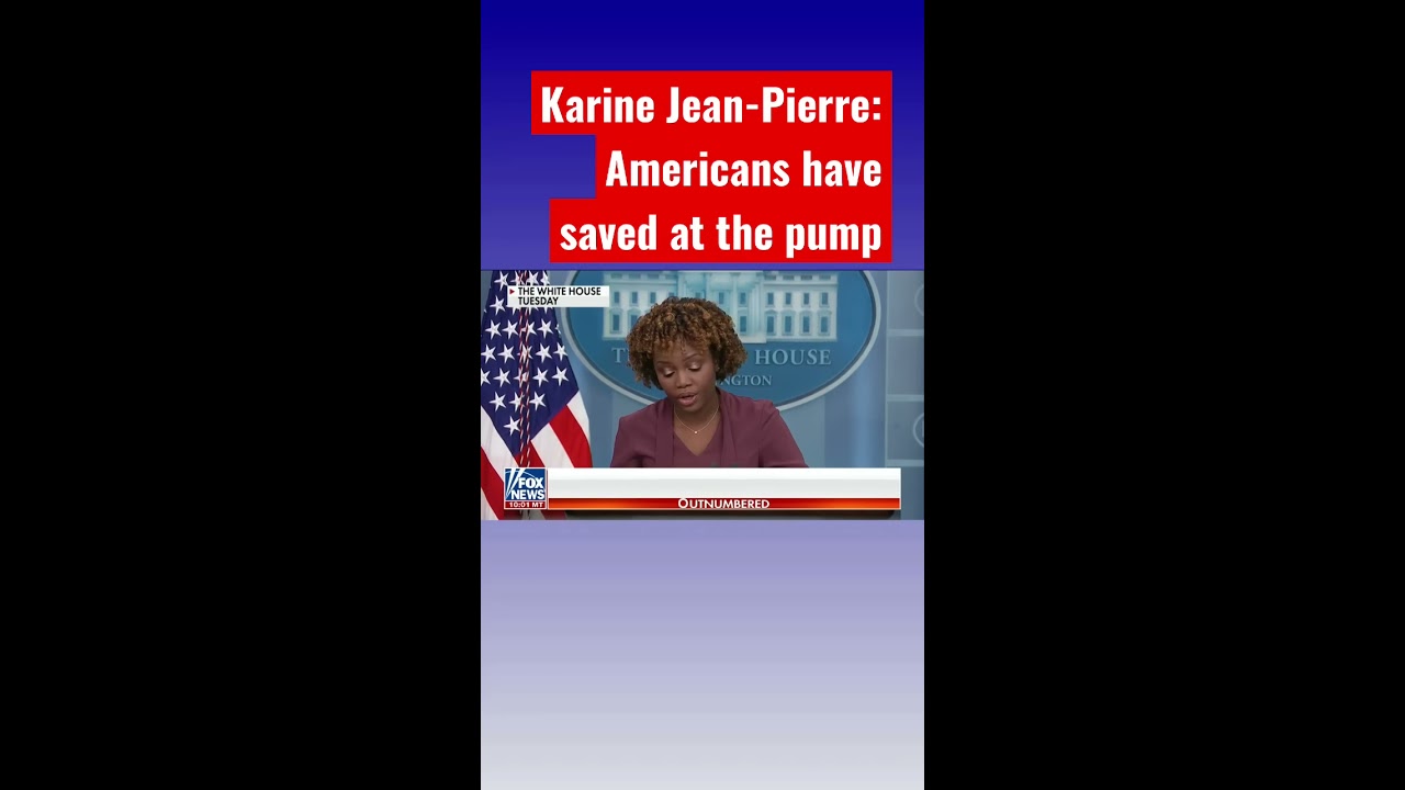 Karine Jean Pierre Puts Spin On High Gas Prices Shorts