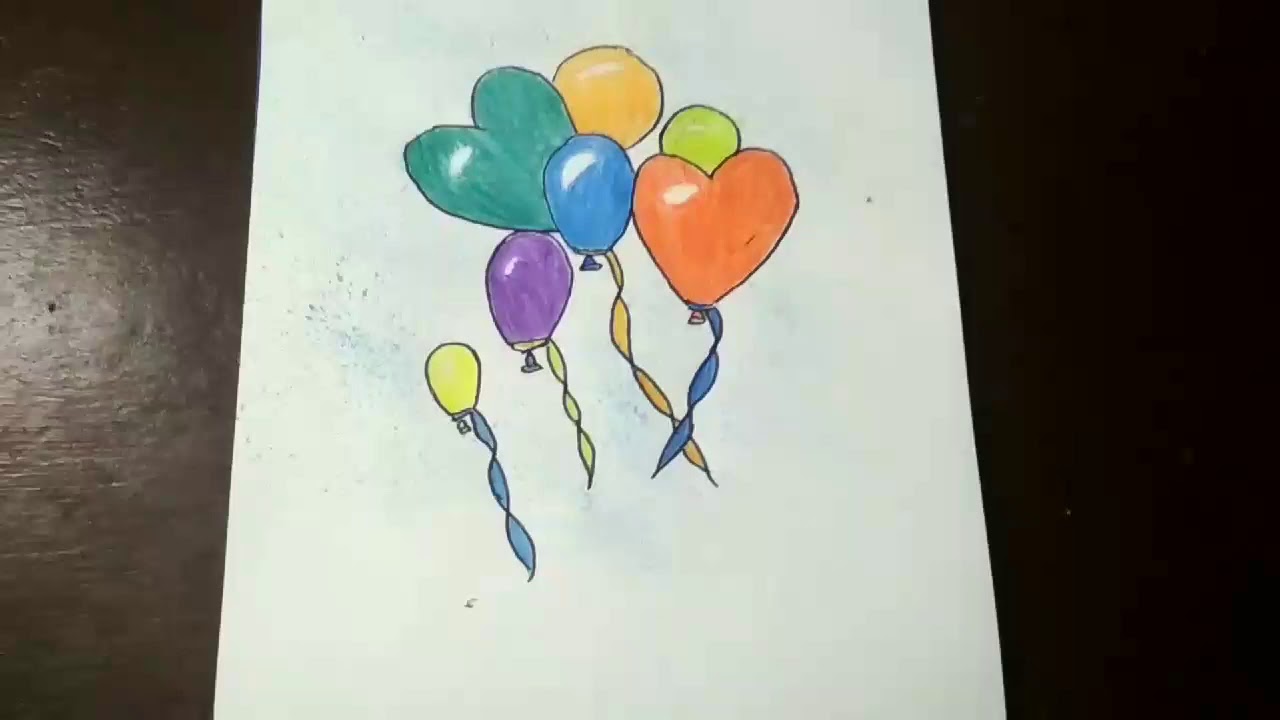 Colourful balloons / For beginners,😘😘😘 - YouTube