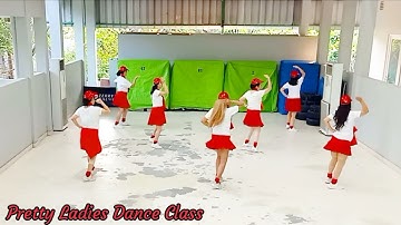 Manisnya Negeriku Indonesia Line Dance||Demo by Tayuka Karamoy & Pretty Ladies Dance Class