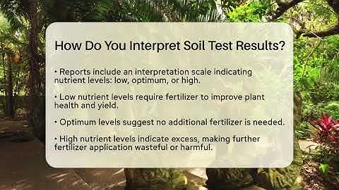 How Do You Interpret Soil Test Results? - The Plant Enthusiast