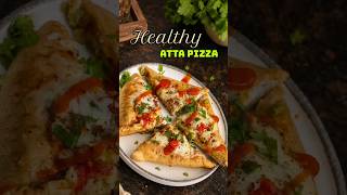 healthy atta pizza recipe #shorts #viral #reels #attapizza #healthypizza #food #easy #yt #cooking
