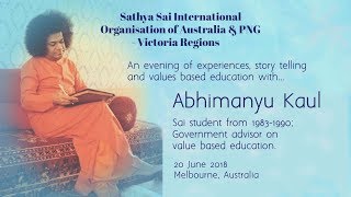 ABHIMANYU KAUL's TALK - VICTORIA EAST REGION, 2018