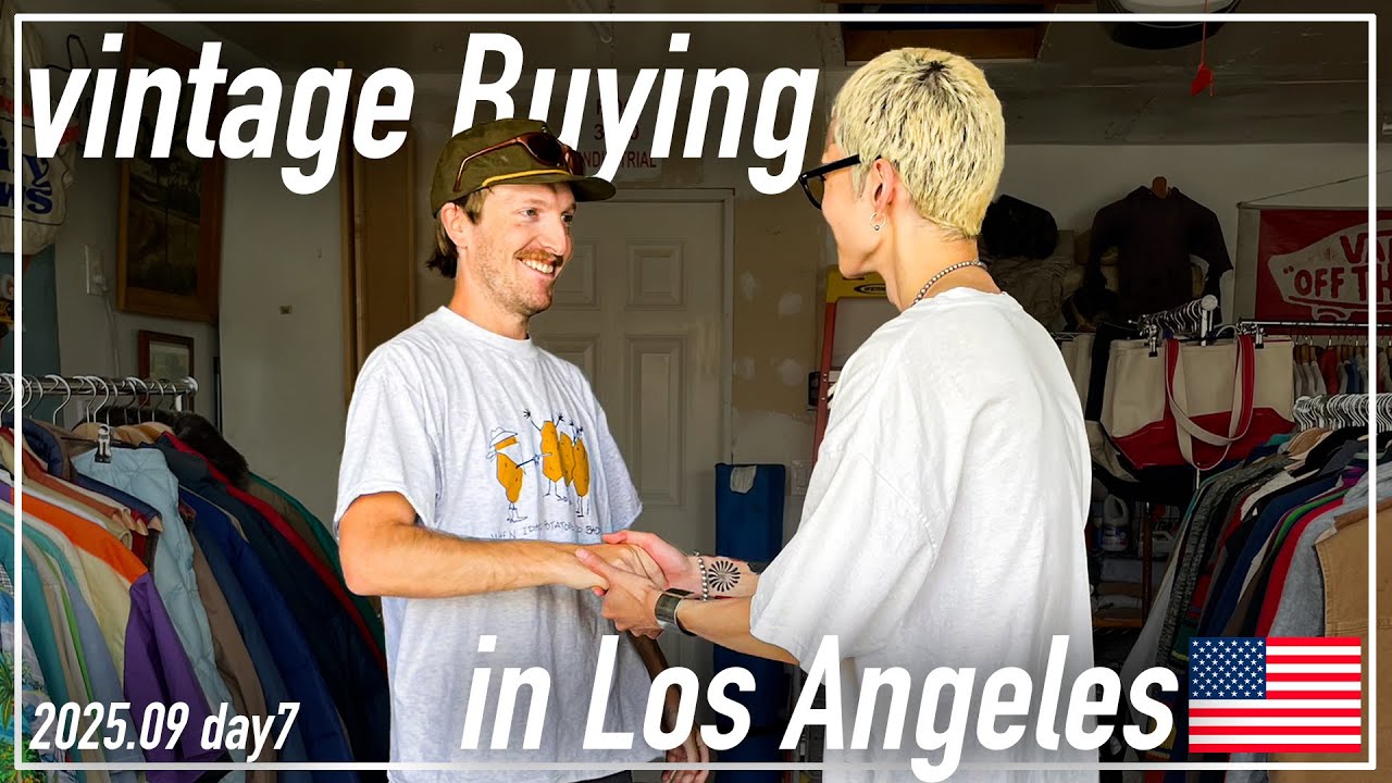 【アメリカ古着買付 Day7】再びLAへ！1920年代のデニムと対面！ラストにはまさかの出会いも…？