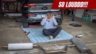 MK8.5 GTI Gets Loud and a New Look!! Rev9 Exhaust Install